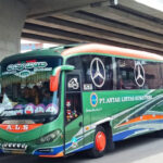 Bus ALS Padang-Medan Tetap Berangkat Walau Banjir Dan Longsor Di Jalur Sumbar-Sumut Foto Nov26 als